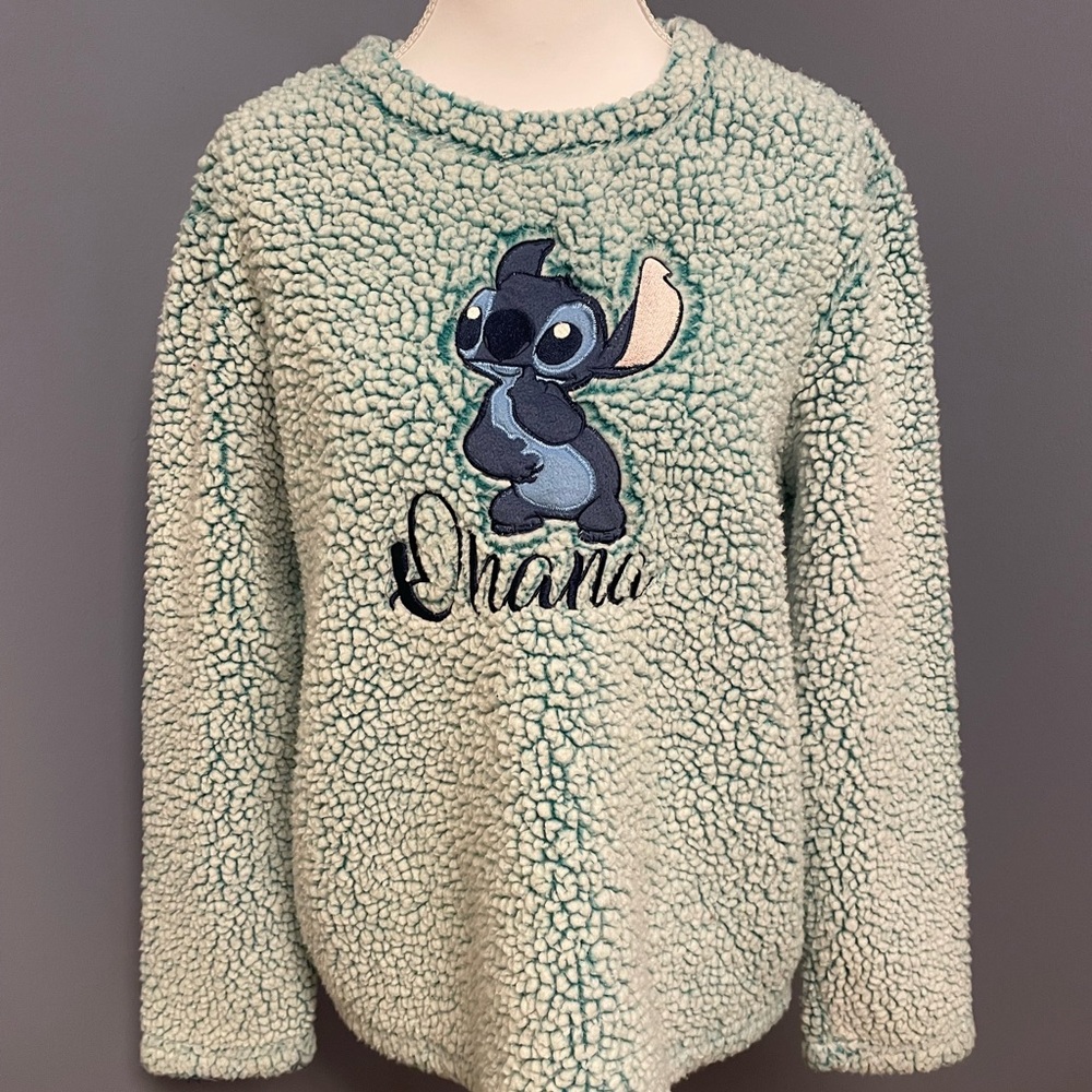 Stitch Sherpa Pullover with Ohana Design